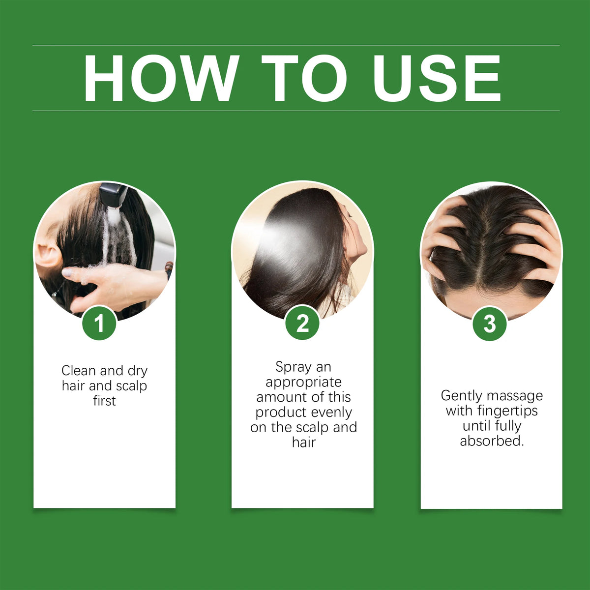 Hair Growth Spray with Rice Water Hair Care Oil