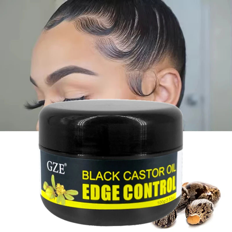African Black Castor Extra Hold Braid Wax Gel
