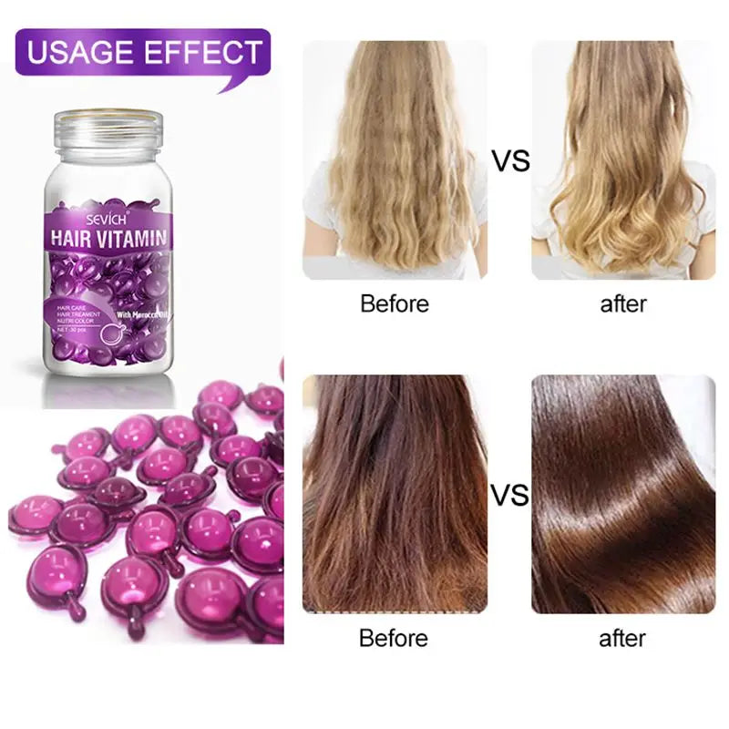 Mix Vitamin Capsule Hair Treatment Oil