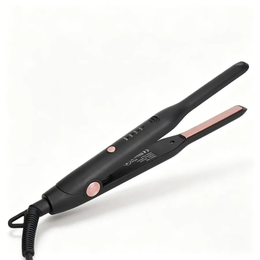 2-in-1, Adjustable Temperature Mini Hair Straightener