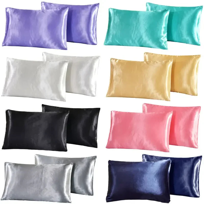 Pure Emulation Silk Satin Comfortable Pillowcase