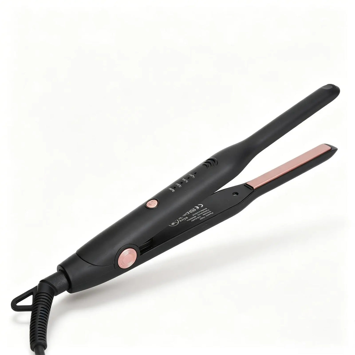 2-in-1, Adjustable Temperature Mini Hair Straightener