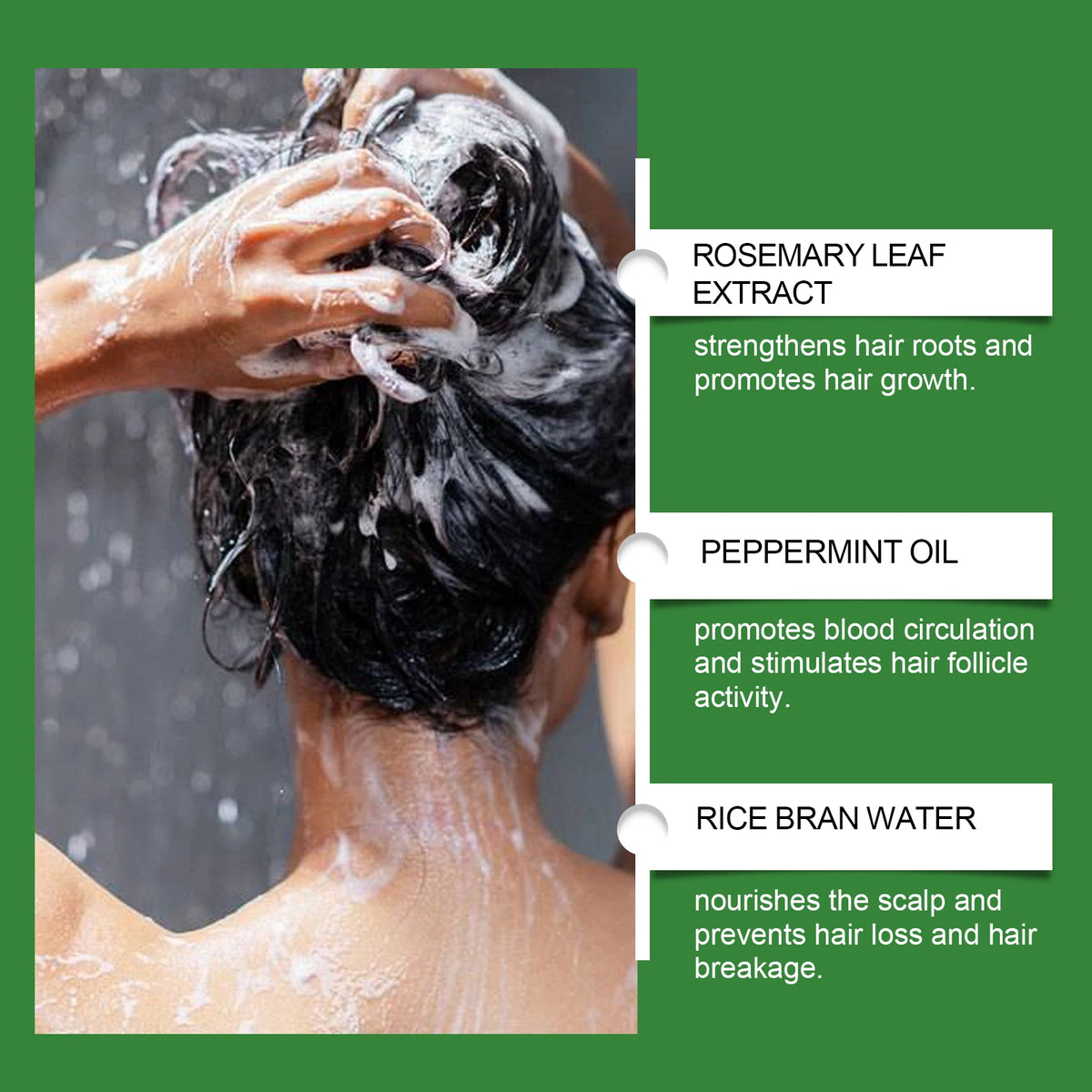Hair Growth Spray with Rice Water Hair Care Oil