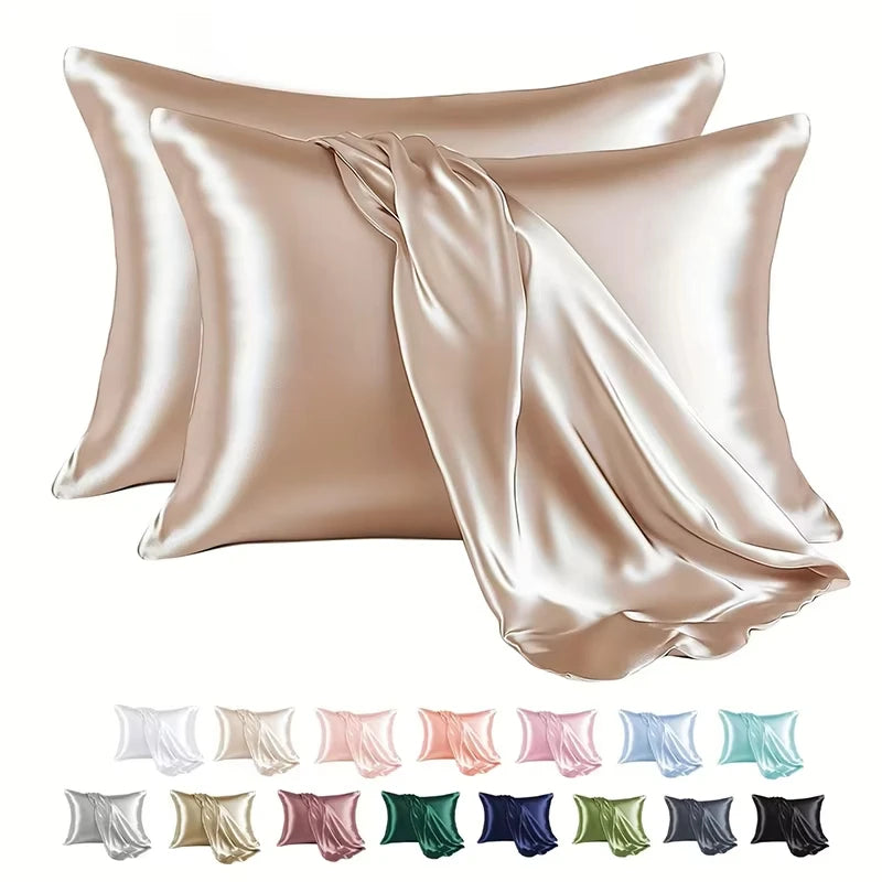 Anti-Allergy Breathable Bedding Satin Pillowcase