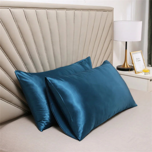 Comfortable 100% Silk 2PCS Pillowcase
