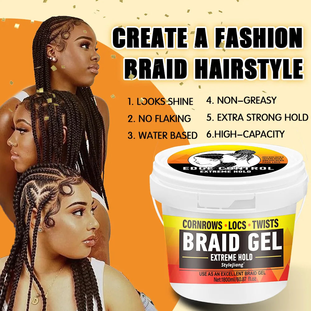 Braiding Edge Control Hair Wax
