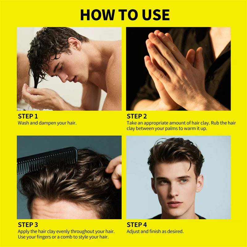 Fluffy Hair Pomade Hair Stying Wax