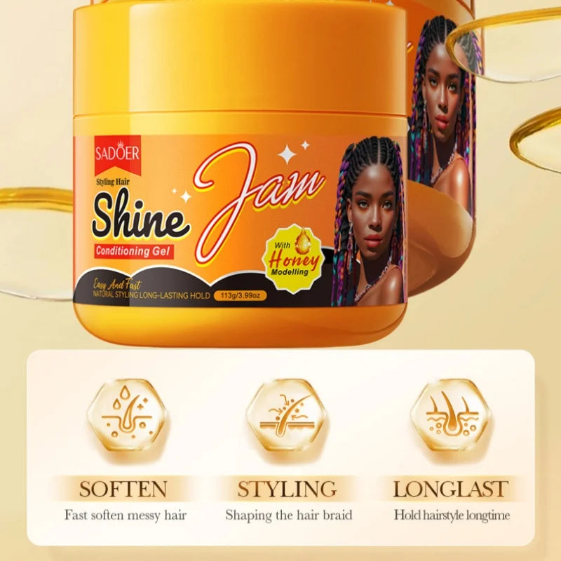 113g Sadoer Styling Hair Gloss Gel, with a Refreshing and Non-Sticky Texture
