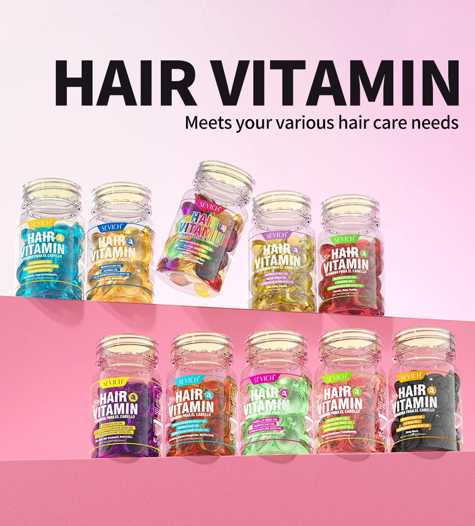 Mix Vitamin Capsule Hair Treatment Oil