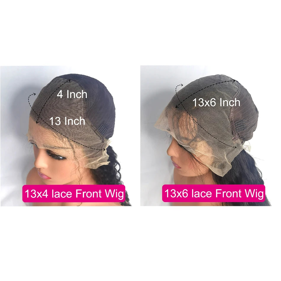 13x6 Lace Front 30 42 Inch Transparent Brazilian Straight Human Hair Wigs