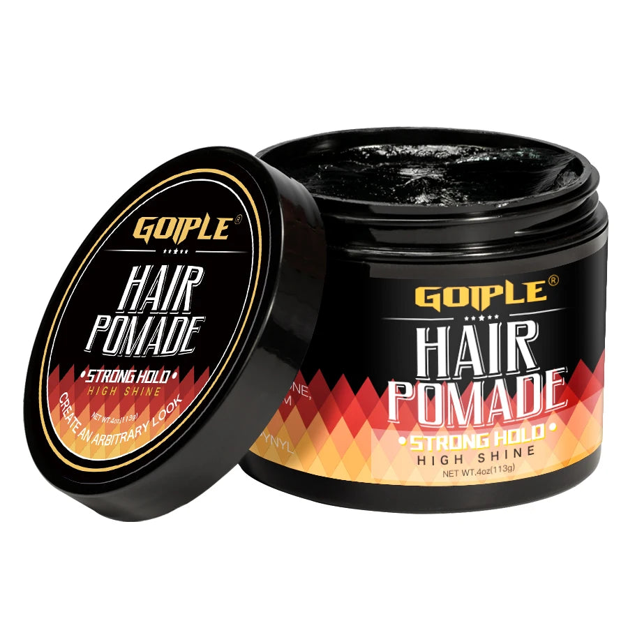 113g Men Hair Pomade High Shine Hair Styling Gel Wax Cream
