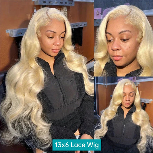 613 13x6 Blonde Lace Frontal Wigs for Women