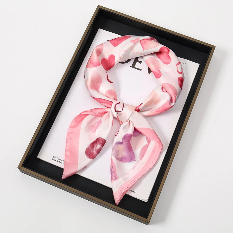 Summer Beach 70*70cm Square Silk Fashion Luxury Scarves