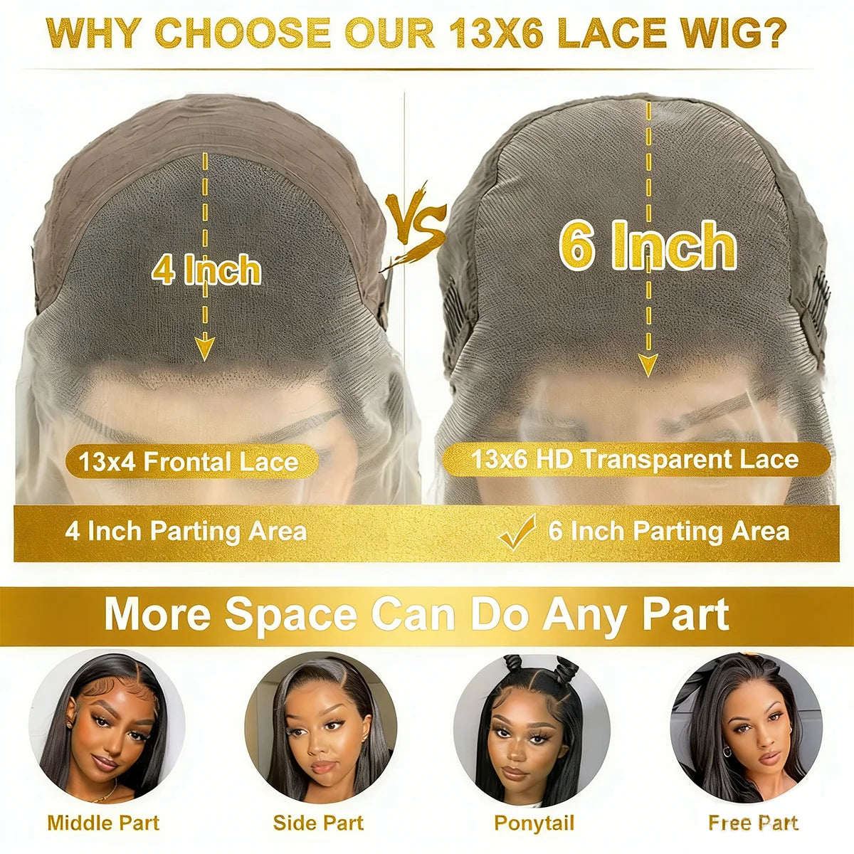 13x6 HD Lace Human Hair Wig