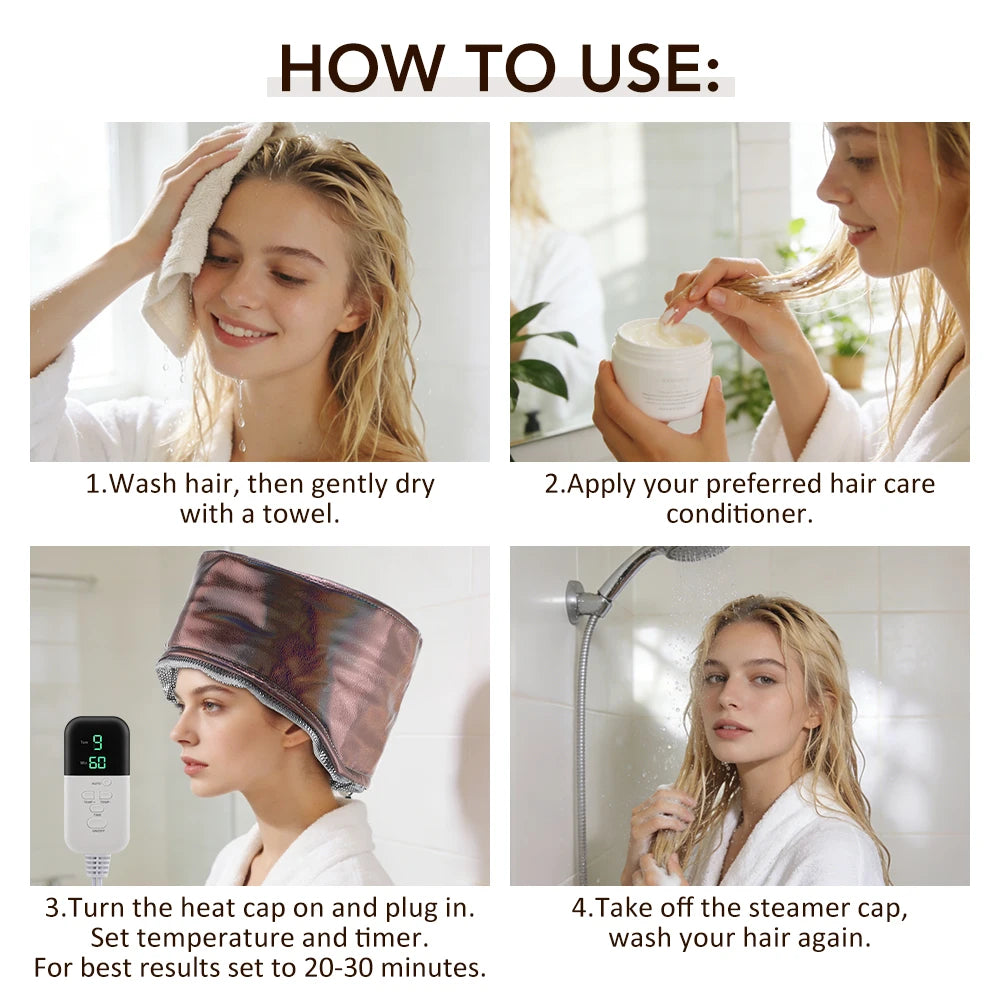 Waterproof Thermal Heat Cap