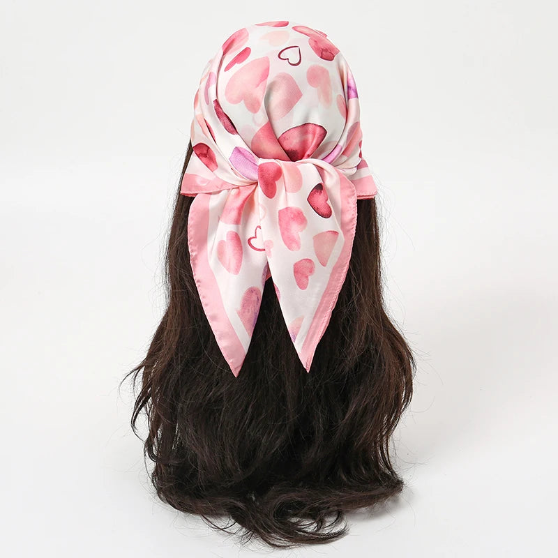 Summer Beach 70*70cm Square Silk Fashion Luxury Scarves