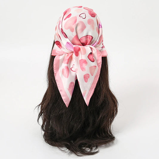 Summer Beach 70*70cm Square Silk Fashion Luxury Scarves