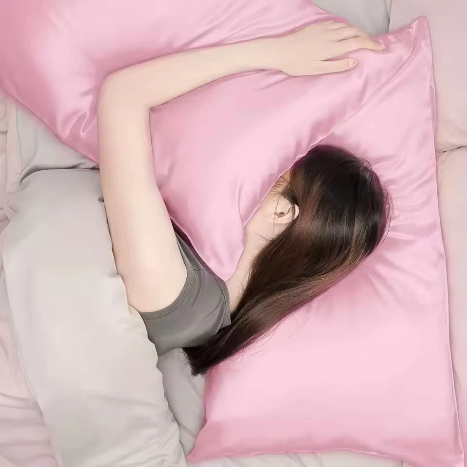Anti-Allergy Breathable Bedding Satin Pillowcase