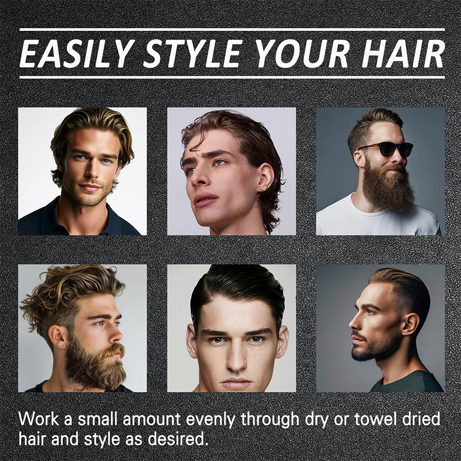 113g Men Hair Pomade High Shine Hair Styling Gel Wax Cream