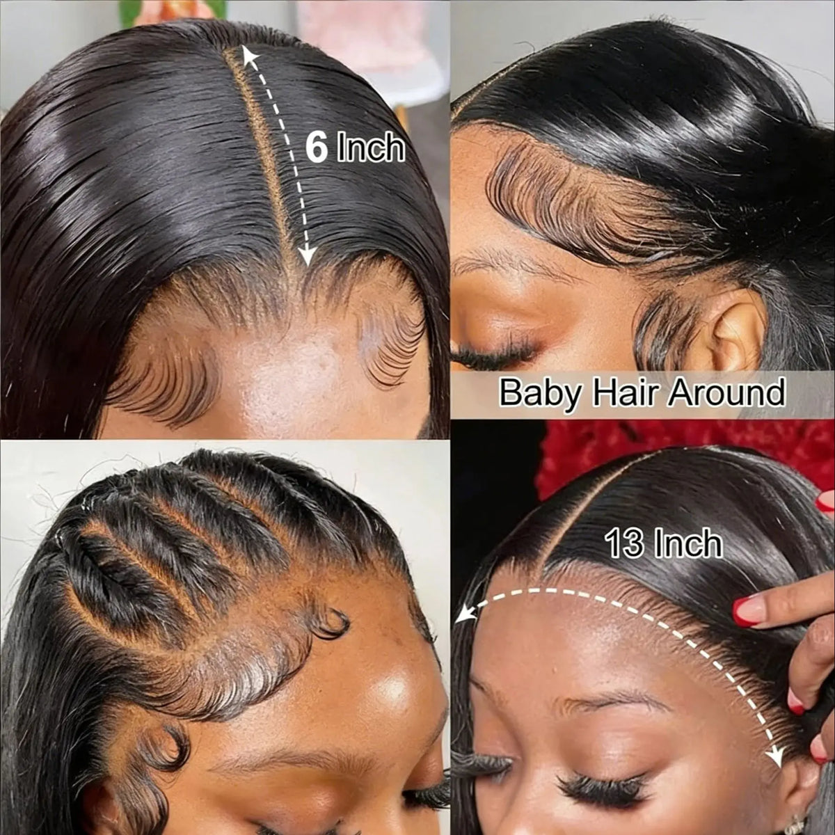 13x6 Lace Front 30 42 Inch Transparent Brazilian Straight Human Hair Wigs