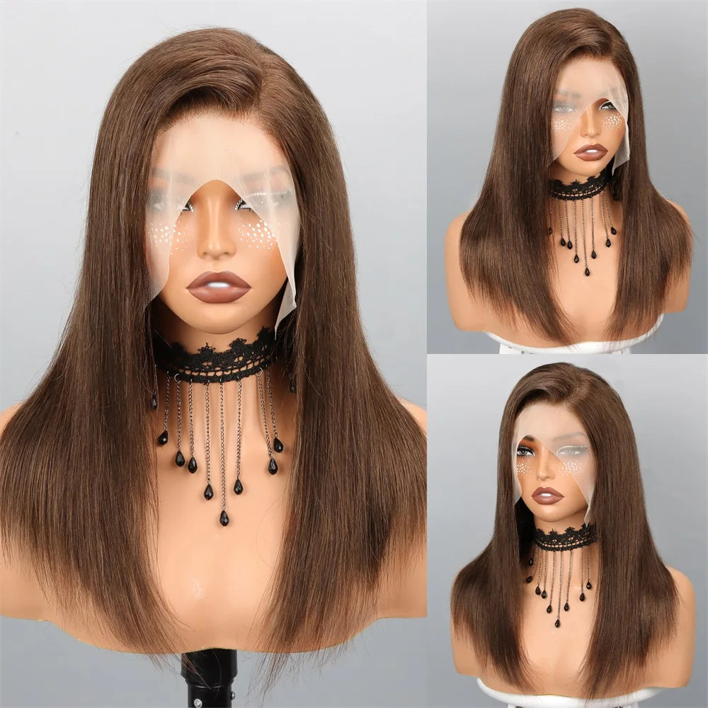 13x4 Transparent Lace Frontal Wigs Bob HairWig
