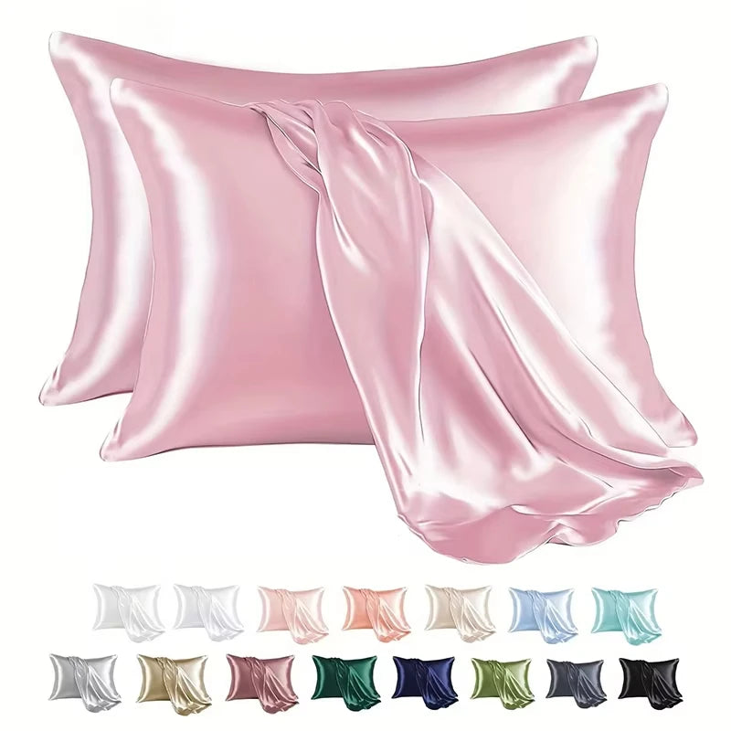 Anti-Allergy Breathable Bedding Satin Pillowcase