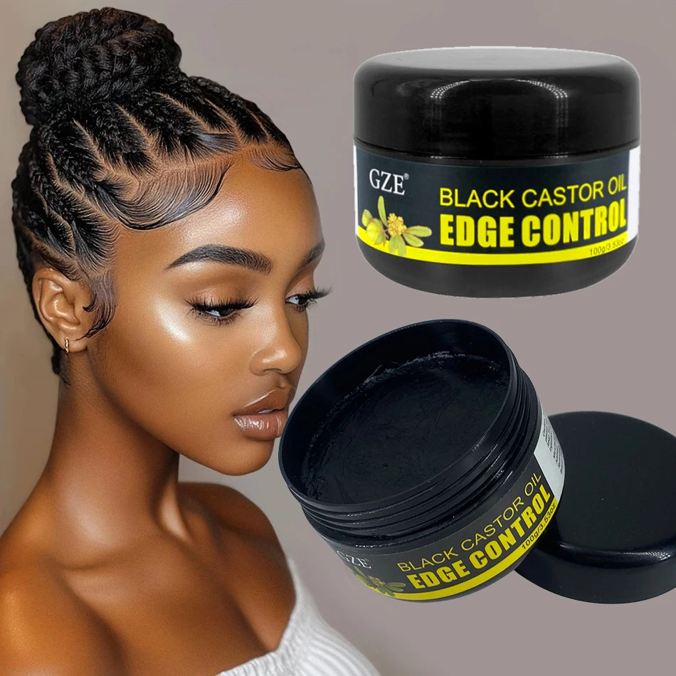 African Black Castor Extra Hold Braid Wax Gel