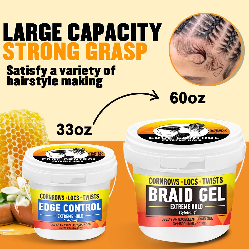 Braiding Edge Control Hair Wax