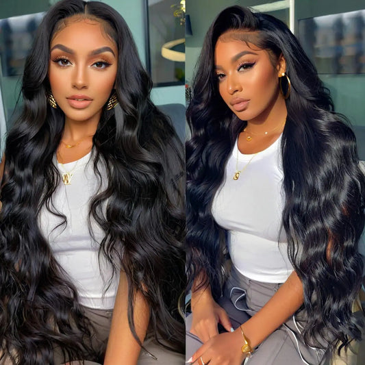 30 40 Inch Body Wave 13x6 HD Lace Frontal Wig Human Hair