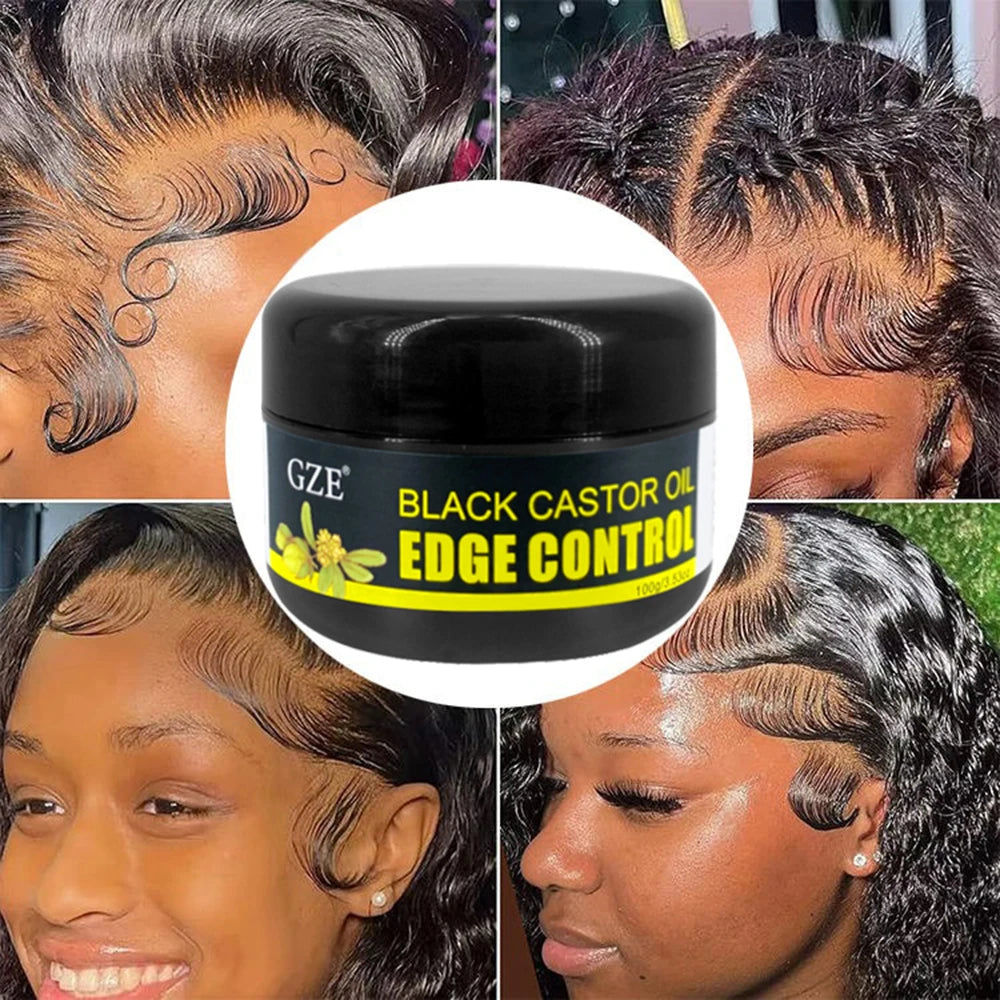 African Black Castor Extra Hold Braid Wax Gel