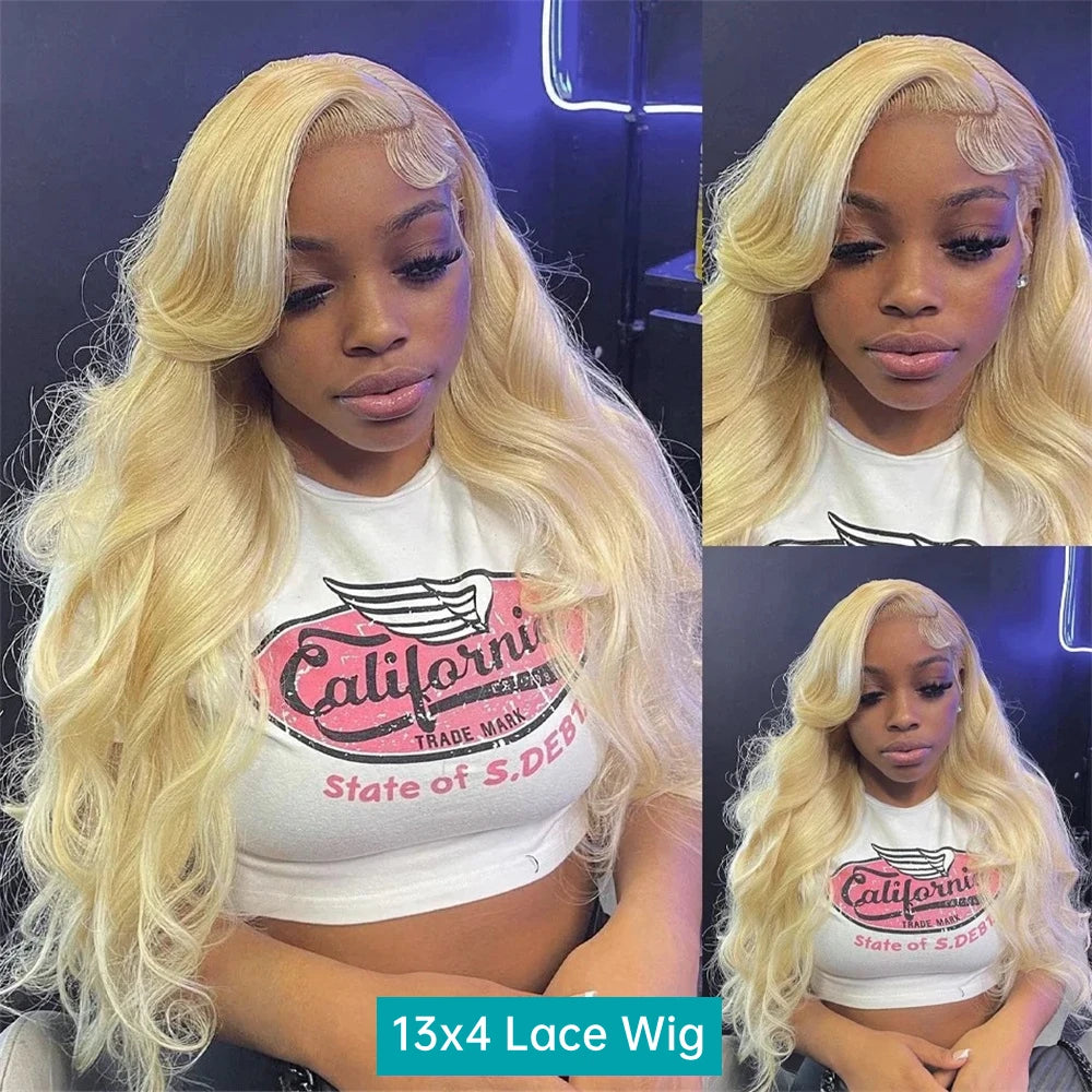 613 13x6 Blonde Lace Frontal Wigs for Women