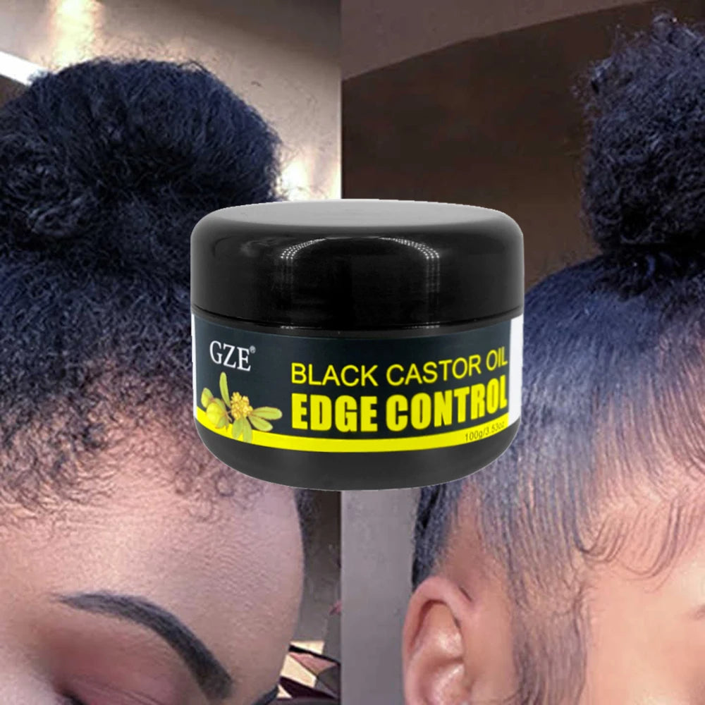 African Black Castor Extra Hold Braid Wax Gel