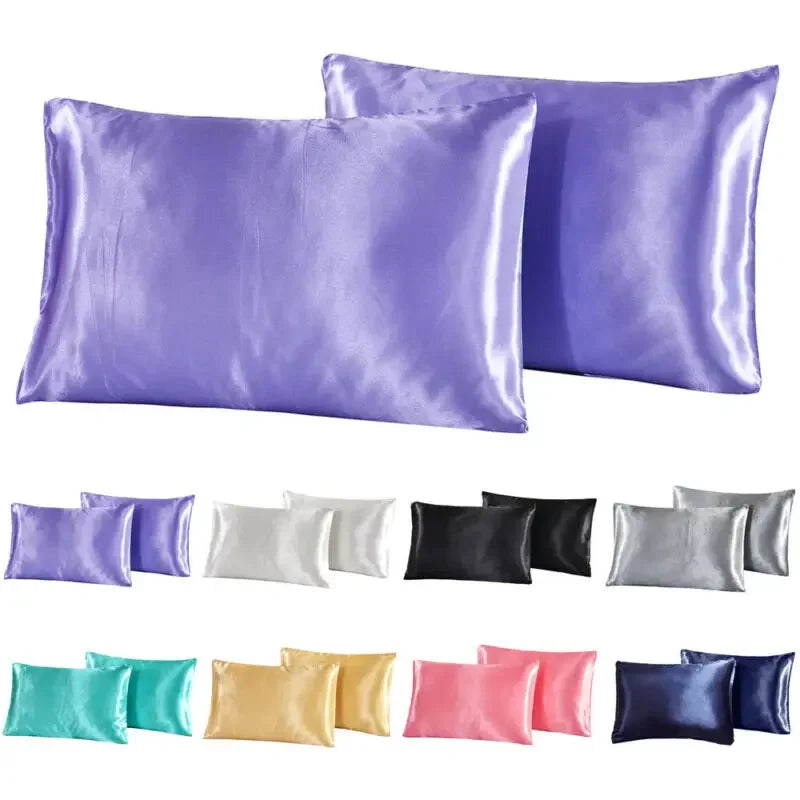 Pure Emulation Silk Satin Comfortable Pillowcase