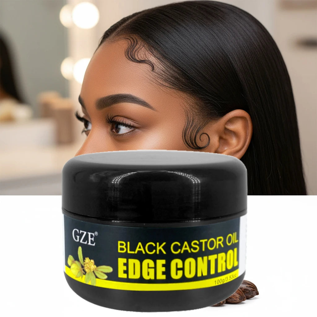 African Black Castor Extra Hold Braid Wax Gel