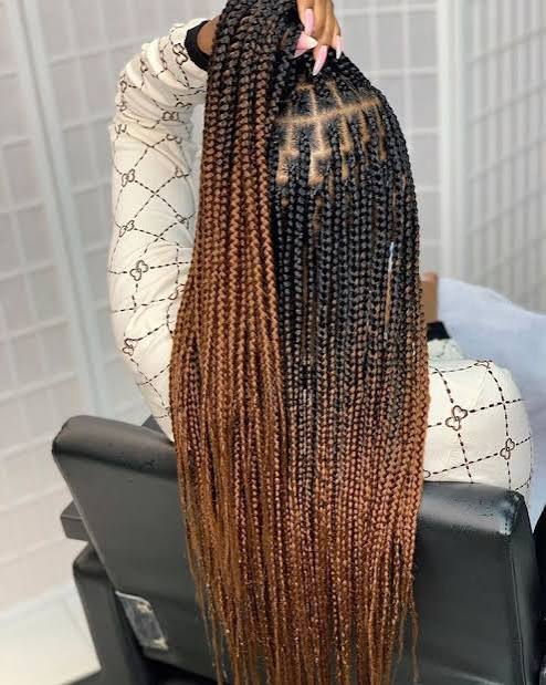 Colored/Ombre Box Braids