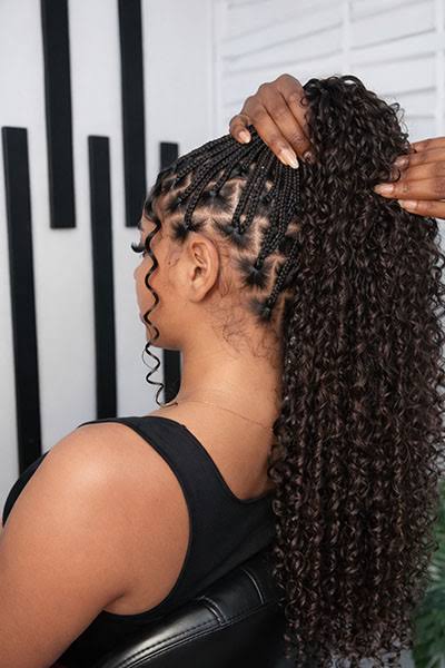 Boho Knotless Braids