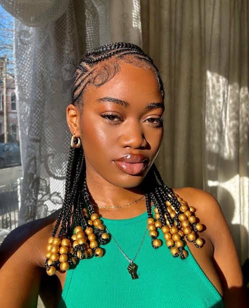 Fulani Braids (Classic, with Beads)
