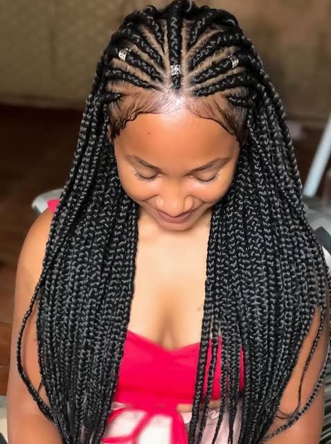 Fulani Braids with Rings/Cuffs