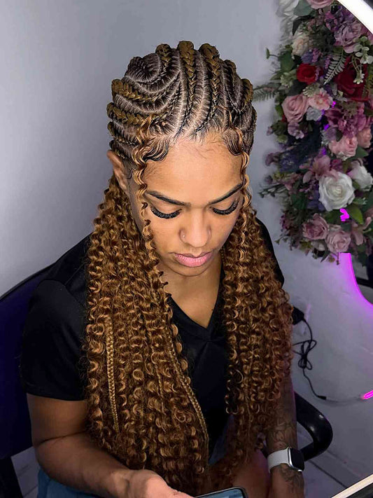 Ghana Braids (Banana Braids)